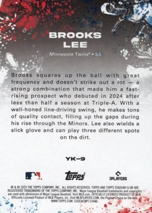 Brooks Lee back