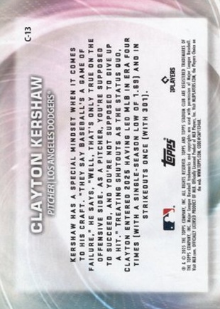 Clayton Kershaw back