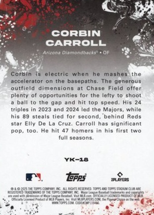 Corbin Carroll back